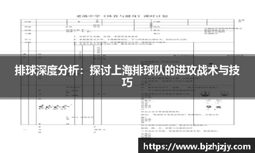 排球深度分析：探讨上海排球队的进攻战术与技巧