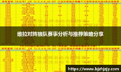 维拉对阵狼队赛事分析与推荐策略分享